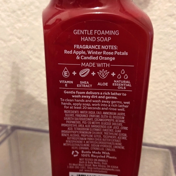 Let it Snow, Tree Farm, Winter Candy Apple 🍎 BBW  Foaming Handsoaps - Picture 7 of 8